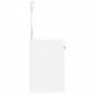 vidaXL Schminktisch mit LED Weiß 90x50x132,5 cm Holzwerkstoff vidaXL Schminktisch mit LED Weiß 90x50x132,5 cm Holzwerkstoff