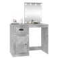 vidaXL Schminktisch mit LEDs Betongrau 90x50x132,5 cm Holzwerkstoff vidaXL Schminktisch mit LEDs Betongrau 90x50x132,5 cm Holzwerkstoff