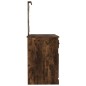 vidaXL Schminktisch mit LEDs Räuchereiche 90x50x132,5 cm Holzwerkstoff vidaXL Schminktisch mit LEDs Räuchereiche 90x50x132,5 cm Holzwerkstoff