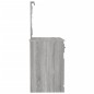 vidaXL Schminktisch mit LEDs Grau Sonoma 90x50x132,5 cm Holzwerkstoff vidaXL Schminktisch mit LEDs Grau Sonoma 90x50x132,5 cm Holzwerkstoff