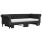 vidaXL Tagesbett Ausziehbar mit Matratzen Schwarz 90x200 cm Kunstleder vidaXL Tagesbett Ausziehbar mit Matratzen Schwarz 90x200 cm Kunstleder