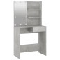 vidaXL Schminktisch mit LED Betongrau 74,5x40x141 cm vidaXL Schminktisch mit LED Betongrau 74,5x40x141 cm