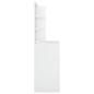 vidaXL Schminktisch mit LED Hochglanz-Weiß 74,5x40x141 cm vidaXL Schminktisch mit LED Hochglanz-Weiß 74,5x40x141 cm