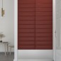 Wandpaneele 12 Stk. Weinrot 60x15 cm Kunstleder 1,08 m² Wandpaneele 12 Stk. Weinrot 60x15 cm Kunstleder 1,08 m²