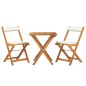 vidaXL 3-tlg. Bistro-Set Klappbar mit Kissen Massivholz Akazie vidaXL 3-tlg. Bistro-Set Klappbar mit Kissen Massivholz Akazie