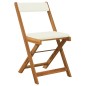 vidaXL 3-tlg. Bistro-Set Klappbar mit Kissen Massivholz Akazie vidaXL 3-tlg. Bistro-Set Klappbar mit Kissen Massivholz Akazie