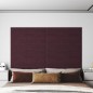 Wandpaneele 12 Stk. Lila 90x15 cm Stoff 1,62 m² Wandpaneele 12 Stk. Lila 90x15 cm Stoff 1,62 m²