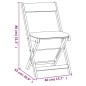 vidaXL 3-tlg. Bistro-Set Klappbar mit Kissen Massivholz Akazie vidaXL 3-tlg. Bistro-Set Klappbar mit Kissen Massivholz Akazie