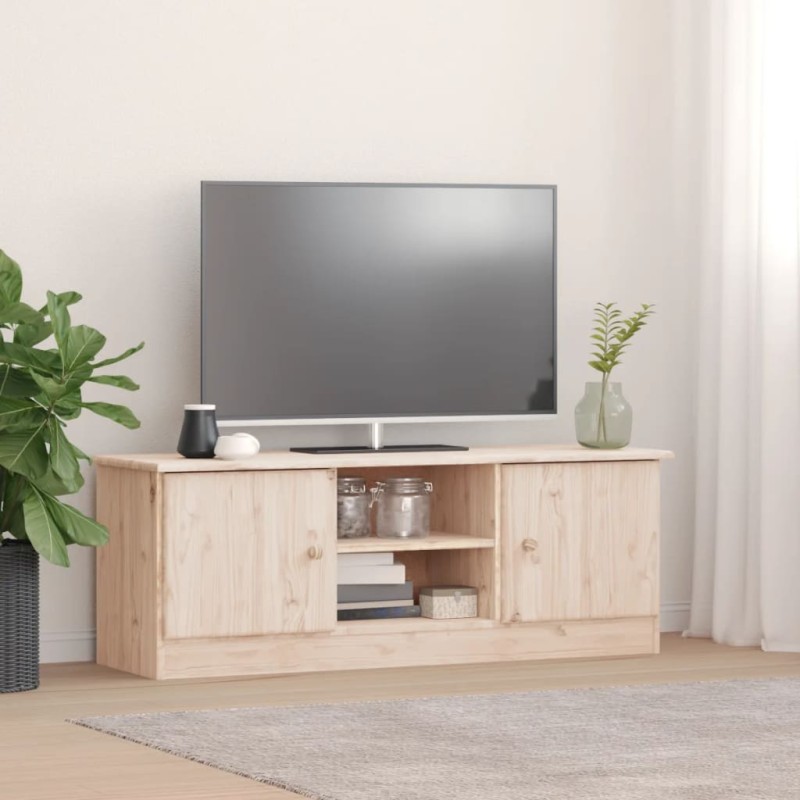 vidaXL TV-Schrank ALTA 112x35x41 cm Massivholz Kiefer vidaXL TV-Schrank ALTA 112x35x41 cm Massivholz Kiefer