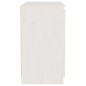 vidaXL Beistellschrank Weiß 60x36x65 cm Massivholz Kiefer vidaXL Beistellschrank Weiß 60x36x65 cm Massivholz Kiefer