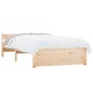 vidaXL Massivholzbett 75x190 cm vidaXL Massivholzbett 75x190 cm