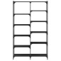 vidaXL Bücherregal Schwarz 100x32x170 cm Holzwerkstoff und Eisen vidaXL Bücherregal Schwarz 100x32x170 cm Holzwerkstoff und Eisen