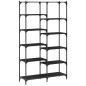 vidaXL Bücherregal Schwarz 100x32x170 cm Holzwerkstoff und Eisen vidaXL Bücherregal Schwarz 100x32x170 cm Holzwerkstoff und Eisen