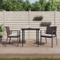 vidaXL Gartenstühle mit Kissen 2 Stk. Braun 56,5x57x83 cm Poly Rattan vidaXL Gartenstühle mit Kissen 2 Stk. Braun 56,5x57x83 cm Poly Rattan