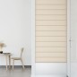 Wandpaneele 12 Stk. Creme 90x15 cm Samt 1,62 m² Wandpaneele 12 Stk. Creme 90x15 cm Samt 1,62 m²