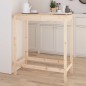 vidaXL Bartisch 100x50x110 cm Massivholz Kiefer vidaXL Bartisch 100x50x110 cm Massivholz Kiefer