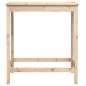 vidaXL Bartisch 100x50x110 cm Massivholz Kiefer vidaXL Bartisch 100x50x110 cm Massivholz Kiefer