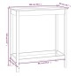 vidaXL Bartisch 100x50x110 cm Massivholz Kiefer vidaXL Bartisch 100x50x110 cm Massivholz Kiefer