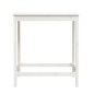 vidaXL Bartisch Weiß 100x50x110 cm Massivholz Kiefer vidaXL Bartisch Weiß 100x50x110 cm Massivholz Kiefer