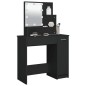 vidaXL Schminktisch mit LED Schwarz 86,5x35x136 cm vidaXL Schminktisch mit LED Schwarz 86,5x35x136 cm