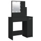 vidaXL Schminktisch mit LED Schwarz 86,5x35x136 cm vidaXL Schminktisch mit LED Schwarz 86,5x35x136 cm