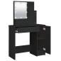vidaXL Schminktisch mit LED Schwarz 86,5x35x136 cm vidaXL Schminktisch mit LED Schwarz 86,5x35x136 cm