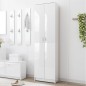 vidaXL Garderobenschrank Hochglanz-Weiß 55x25x189 cm Holzwerkstoff vidaXL Garderobenschrank Hochglanz-Weiß 55x25x189 cm Holzwerkstoff