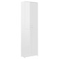 vidaXL Garderobenschrank Hochglanz-Weiß 55x25x189 cm Holzwerkstoff vidaXL Garderobenschrank Hochglanz-Weiß 55x25x189 cm Holzwerkstoff
