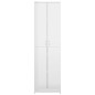 vidaXL Garderobenschrank Hochglanz-Weiß 55x25x189 cm Holzwerkstoff vidaXL Garderobenschrank Hochglanz-Weiß 55x25x189 cm Holzwerkstoff