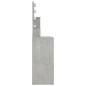 vidaXL Schminktisch mit LED Betongrau 86,5x35x136 cm vidaXL Schminktisch mit LED Betongrau 86,5x35x136 cm
