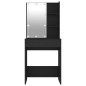vidaXL Schminktisch mit LED Schwarz 60x40x140 cm vidaXL Schminktisch mit LED Schwarz 60x40x140 cm