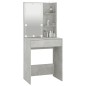 vidaXL Schminktisch mit LED Betongrau 60x40x140 cm vidaXL Schminktisch mit LED Betongrau 60x40x140 cm