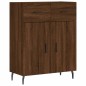 Highboard Braun Eichen-Optik 69,5x34x180 cm Holzwerkstoff Highboard Braun Eichen-Optik 69,5x34x180 cm Holzwerkstoff