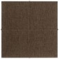 Wandpaneele 12 Stk. Braun 30x30 cm Stoff 1,08 m² Wandpaneele 12 Stk. Braun 30x30 cm Stoff 1,08 m²