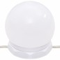 vidaXL Schminktisch mit LED Braun Eichen-Optik 60x40x140 cm vidaXL Schminktisch mit LED Braun Eichen-Optik 60x40x140 cm