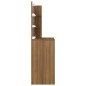 vidaXL Schminktisch mit LED Braun Eiche 74,5x40x141 cm vidaXL Schminktisch mit LED Braun Eiche 74,5x40x141 cm