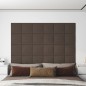 Wandpaneele 12 Stk. Taupe 30x30 cm Stoff 1,08 m² Wandpaneele 12 Stk. Taupe 30x30 cm Stoff 1,08 m²