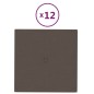 Wandpaneele 12 Stk. Taupe 30x30 cm Stoff 1,08 m² Wandpaneele 12 Stk. Taupe 30x30 cm Stoff 1,08 m²