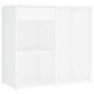 vidaXL LED-Schminktisch mit Schrank Weiß Holzwerkstoff vidaXL LED-Schminktisch mit Schrank Weiß Holzwerkstoff