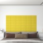 Wandpaneele 12 Stk. Hellgelb 30x15 cm Stoff 0,54 m² Wandpaneele 12 Stk. Hellgelb 30x15 cm Stoff 0,54 m²
