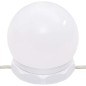 vidaXL LED-Schminktisch mit 2 Schränken Hochglanz-Weiß Holzwerkstoff vidaXL LED-Schminktisch mit 2 Schränken Hochglanz-Weiß Holzwerkstoff