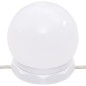 vidaXL Schminktisch-Set mit LED Grau Sonoma Holzwerkstoff vidaXL Schminktisch-Set mit LED Grau Sonoma Holzwerkstoff