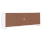 vidaXL TV-Schrank ALTA Weiß 112x35x41 cm Massivholz Kiefer vidaXL TV-Schrank ALTA Weiß 112x35x41 cm Massivholz Kiefer