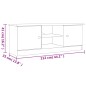 vidaXL TV-Schrank ALTA Weiß 112x35x41 cm Massivholz Kiefer vidaXL TV-Schrank ALTA Weiß 112x35x41 cm Massivholz Kiefer