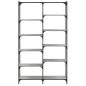 vidaXL Bücherregal Grau Sonoma 100x32x170 cm Holzwerkstoff und Eisen vidaXL Bücherregal Grau Sonoma 100x32x170 cm Holzwerkstoff und Eisen