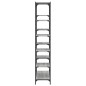 vidaXL Bücherregal Grau Sonoma 100x32x170 cm Holzwerkstoff und Eisen vidaXL Bücherregal Grau Sonoma 100x32x170 cm Holzwerkstoff und Eisen