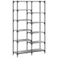 vidaXL Bücherregal Grau Sonoma 100x32x170 cm Holzwerkstoff und Eisen vidaXL Bücherregal Grau Sonoma 100x32x170 cm Holzwerkstoff und Eisen