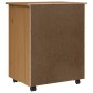 vidaXL Rollschrank mit Schubladen MOSS Honigbraun Massivholz Kiefer vidaXL Rollschrank mit Schubladen MOSS Honigbraun Massivholz Kiefer
