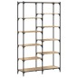vidaXL Bücherregal Sonoma Eiche 100x32x170 cm Holzwerkstoff und Eisen vidaXL Bücherregal Sonoma Eiche 100x32x170 cm Holzwerkstoff und Eisen