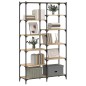 vidaXL Bücherregal Sonoma Eiche 100x32x170 cm Holzwerkstoff und Eisen vidaXL Bücherregal Sonoma Eiche 100x32x170 cm Holzwerkstoff und Eisen